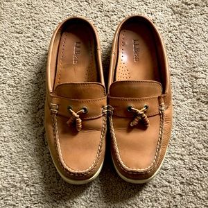 L.L. Bean leather loafers/boat shoes